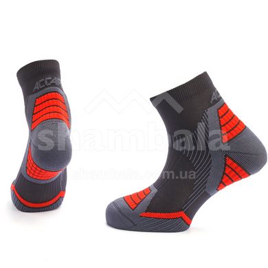 Термоноски Accapi Trail/Run, Black/Red, 34-36 (ACC H1303.908-0)