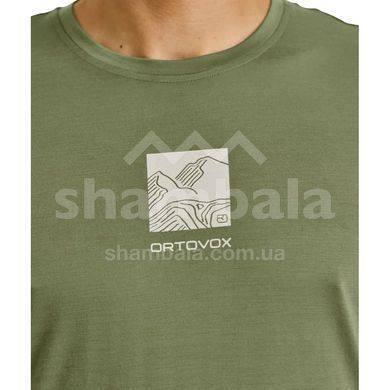 Футболка чоловіча Ortovox 120 COOL TEC ABSTRACT TS M, wild herbs, S (8803600011)