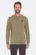 Футболка з довгим рукавом чоловіча Rab Basecamp Logo Badge LS Tee, Light Khaki, SML (QCC-10-LKH-SML)