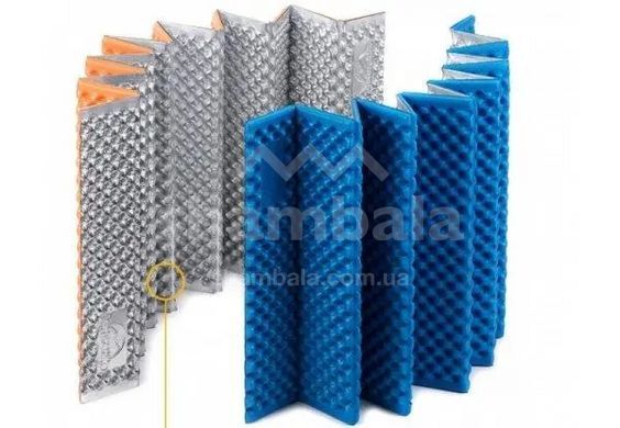 Килимок кемпінговий, каремат Naturehike IXPE NH19QD008, 185х56х1.8см, Blue (6927595738108)