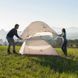 Палатка одноместная с футпринтом Naturehike Cloud Up 1 Updated NH18T010-T, Grey/Red, 20D (6927595730522)