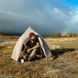 Палатка одноместная с футпринтом Naturehike Cloud Up 1 Updated NH18T010-T, Grey/Red, 20D (6927595730522)