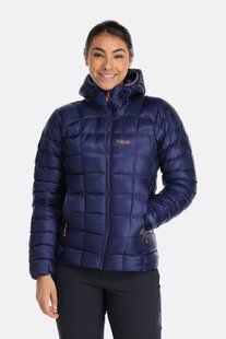 Женский легкий пуховик Rab Mythic Alpine Jacket Wmns, Patriot Blue, 16 (QDB-46-PTB-16)