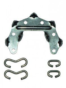 Расширенный набор стальных запчастей для ремонта ледоступа NORTEC Repair Set Crampon Plates (9009635001650)