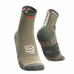 Носки Compressport Pro Racing Socks V3.0 Run High, Dusty Olive, T1 (RSHV3-602-0T1)