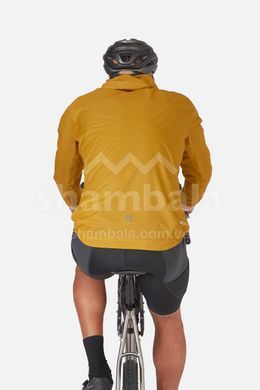 Мужская мембранная велосипедная куртка Rab Cinder Phantom Jacket, Ebony, XSM (QWH-67-EBN-XSM)