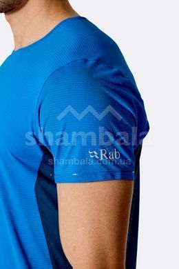 Футболка мужская Rab Sonic Ultra Tee, Beluga/Graphene, L (RB QCC-57-BLG-LRG)