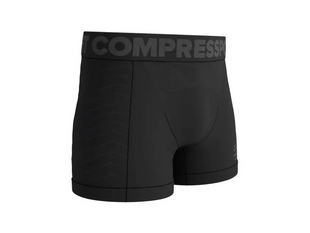Спортивні труси Compressport Seamless Boxer M, Black/Grey, XL (7630102523669)