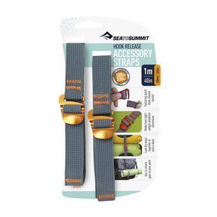 Стяжной ремень Accessory Strap With Hook Buckle Grey, 1 м x 20 мм от Sea to Summit (STS ATDASH201.0)