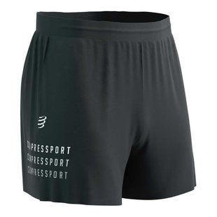 Шорты мужские Compressport Performance Short - Black Edition 2023, Black/White, M (AM00258L 910 00M)