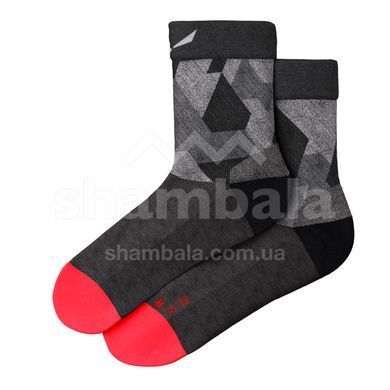Шкарпетки жіночі Salewa Pedroc Camo AM W QRT Sock, Black, 39-41 (690400911)