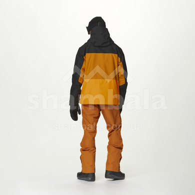Гірськолижна чоловіча тепла мембранна куртка Picture Organic Picture Object 2025, black-honey carrot, S (3663270848320)