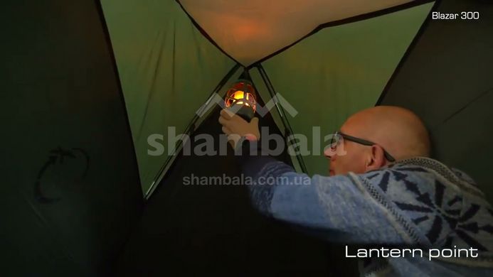 Палатка трехместная Easy Camp Blazar 300, Rustic Green (EC 120384)