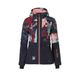Гірськолижна жіноча тепла мембранна куртка Rehall Luna W 2022, M - floral red (60225-5010-M)
