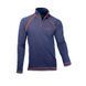 Мужской джемпер с рукавом реглан Fjord Nansen Halsa Golf Men, Navy Melange/Orange, S (fn_32772)