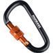 Карабін Munkees D with Screw Lock 6 мм x 60 мм, Black (6932057832461)
