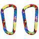 Карабін Munkees Flower Colored 6 мм x 60 мм, пара, Multicolor (6932057833277)