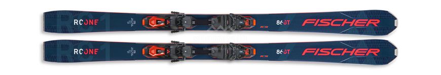 Горные трассовые лыжи Fischer RC ONE 86 GT MF + RSW 12 PR, T30621, 161 см (P09121V)