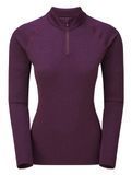 Футболка женская Montane Female Dart Zip-Neck, Saskatoon Berry, XXS/6/32 (5056237058944)