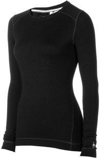Термофутболка жіноча Smartwool Midweight Crew Black, р.L (SW 212.425-L)