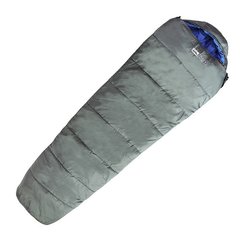 Спальний мішок Travel Extreme Worm (9/-9 °С), 190 см - Left Zip, Gray/Blue (ТE С014-L)