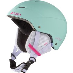 Шлем горнолыжный детский Cairn Android Jr, Turquoise/Neon Pink, 51-53 см (CRN 0606439,73-51-53)
