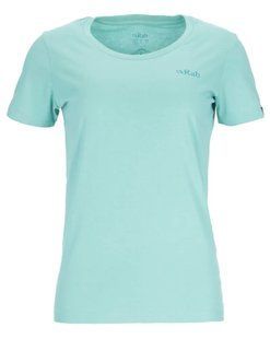 Футболка жіноча Rab Stance Mountain Peak Tee wmns, Meltwater, 10 (RB QCB-67-MEL-10)