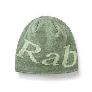 Шапка Rab Logo Beanie, Dark Fig Green/Fig Green, One Size (RB QAB-39-DFF-ONE)
