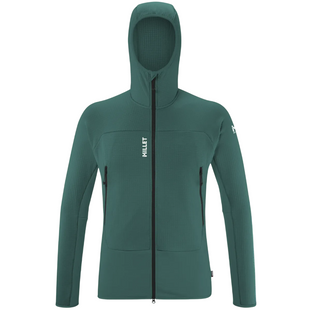 Мужская флисовая кофта Millet FUSION GRID HOODIE M, Bottle, XL (3515720544958)