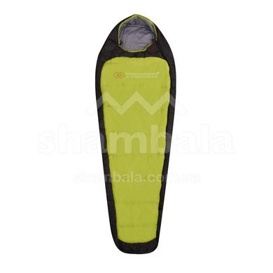 Спальный мешок Trimm IMPACT, (9/4 Сᵒ), 185 - Left Zip, Kiwi green / dark grey (8595225468329)