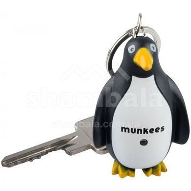 Брелок-ліхтарик Munkees 1108 Penguin LED Black-White (MNKS 1108-BW)