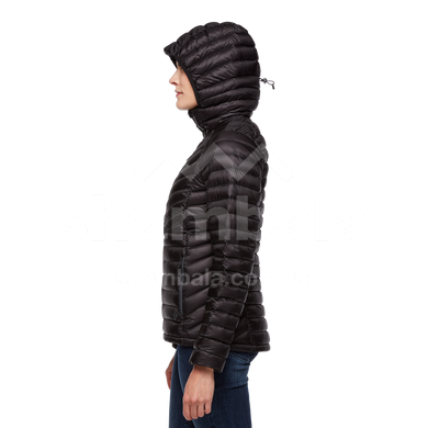 Жіночий легкий пуховик для трекінгу Black Diamond W Approach Down Hoody, Black, S (BD 7461880002SML1)