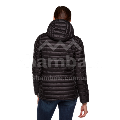 Жіночий легкий пуховик для трекінгу Black Diamond W Approach Down Hoody, Black, S (BD 7461880002SML1)