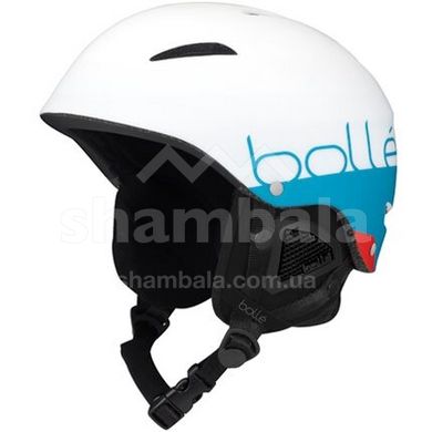 Шлем горнолыжный Bolle B-Style, Matt White Blue, 58-61 см (BL BSTYLE.31698)