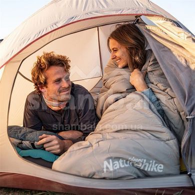 Спальный мешок Naturehike M300 NH20MSD02 (6/1&deg;С), 190 см - Left Zip, Grey (6927595702383)
