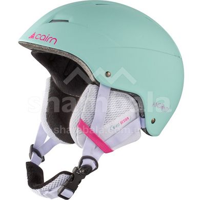 Шлем горнолыжный детский Cairn Android Jr, Turquoise/Neon Pink, 51-53 см (CRN 0606439,73-51-53)