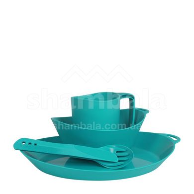 Набір посуду Lifeventure Ellipse Camping Tableware Set, Teal (75801)