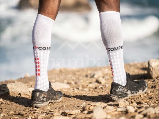 Компрессионные гольфы Compressport Full Socks Run, White, T3 (SU00004B 001 0T3)