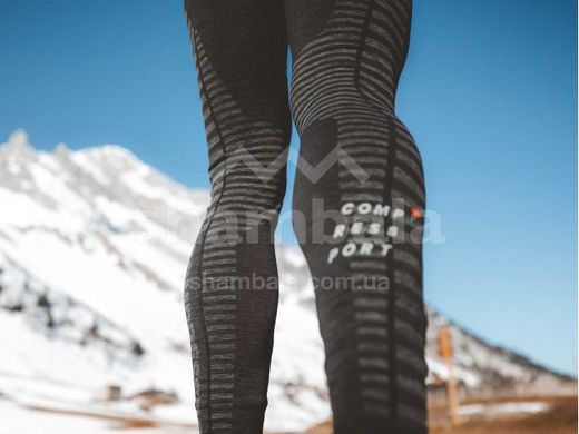 леггинсы женские Compressport Winter Run Legging M, Black, M (AM00155B 990 00M)