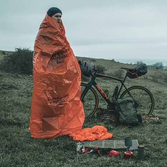 Термоковдра-мішок Lifesystems Mountain Survival Bag, Orange (LFS