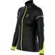 Ветровка женская Compressport Hurricane Windproof Jacket Flash W, Black/Fluo Yellow, M (7630102556049)