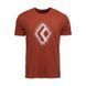 Футболка чоловіча Black Diamond M Chalked Up 2.0 SS Tee, Burnt Sienna, L (BD 7524076044LRG1)