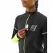 Ветровка женская Compressport Hurricane Windproof Jacket Flash W, Black/Fluo Yellow, M (7630102556049)