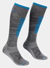 Носки мужские Ortovox Ski Compression Long Socks M, grey blend, 42-44 (4251422572446)