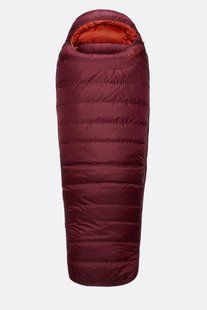 Спальный мешок Rab Ascent 900 Wmns, (-18&deg;C), 1700 см - Left Zip, Deep Heather (QSD-40-DEH-REG-LZ)
