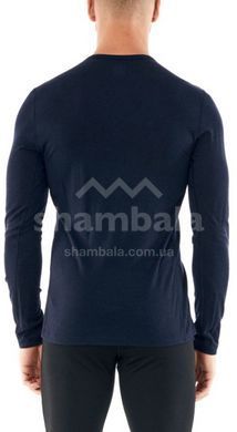 Термокофта чоловіча Icebreaker BF 200 Oasis LS Crewe, MtBlanc Midnight Navy, XL (ICB 105210,401-XL)