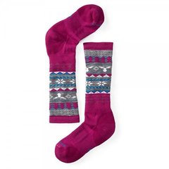 Шкарпетки для дівчаток Smartwool Wintersport Fairisle Moose Berry, р. L (SW 15012.044-L)