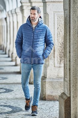 Городская двухсторонняя мужская куртка Alpine Pro IDIK, р.S - Blue (MJCU429 602PB)