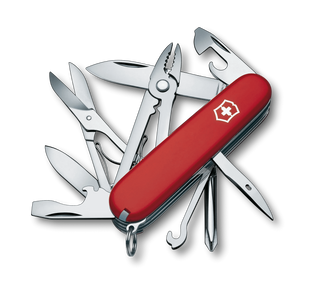 Швейцарський розкладний ніж Victorinox Deluxe Tinke, 17 функцій, 91 мм, Red (1.4723)