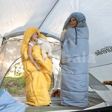 Спальний мішок дитячий Naturehike С300 NH21MSD01 (6/1&deg;С), 160 см - Right Zip, Blue (6927595774649)